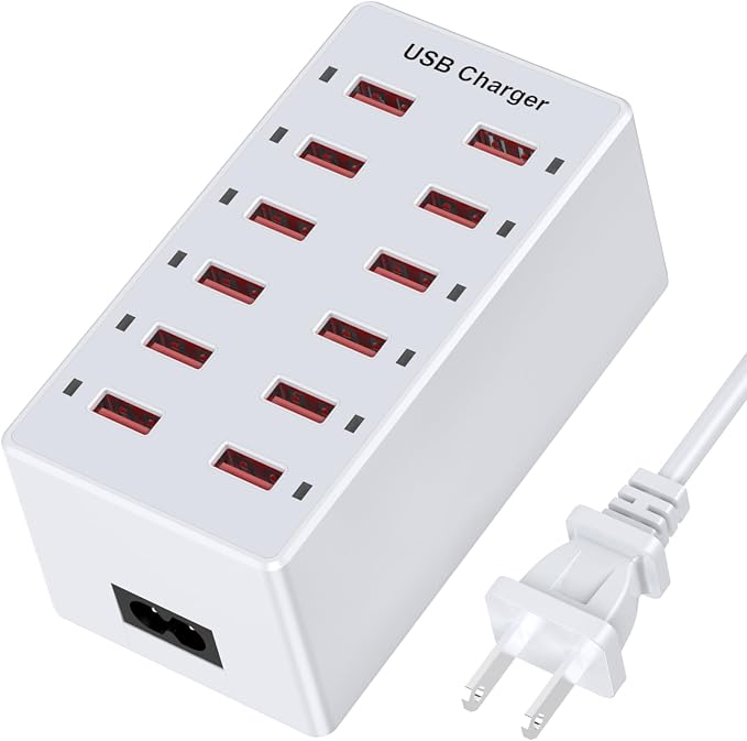 USB Charger 12-Ports Charging Station by YCYD-LTC