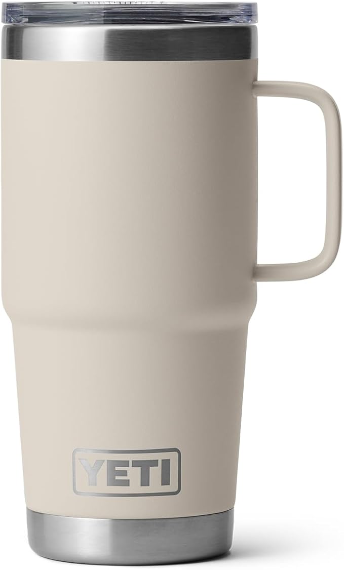 YETI Rambler 20 oz Travel Mug, Stainless Steel, Vacuum Insulated - Image 4