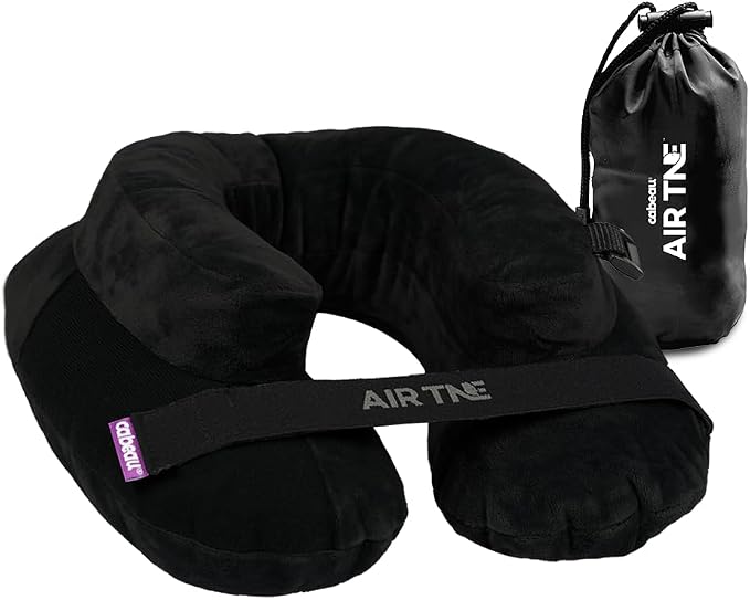 Cabeau Inflatable Travel Pillow – Air TNE – Adjustable, Lightweight, and by Cabeau