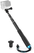 28” Extension Selfie Stick Compact Handle Grip Adjustable Pole Waterproof by Trehapuva