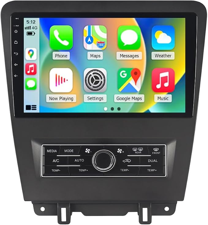 ASURE Car Stereo Radio Upgrade for Mustang 2010-2014, 10.1 inch 8Core 4G+64G by ASURECarStereo