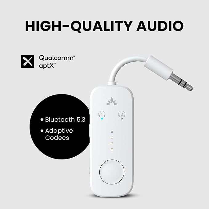 Avantree Relay - Airplane Bluetooth 5.3 Adapter - Image 3