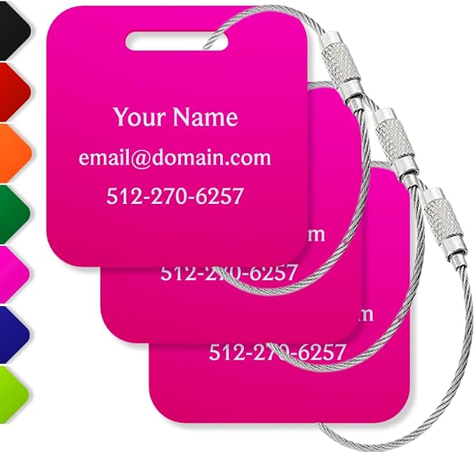 Custom Luggage Tags by Legit3D