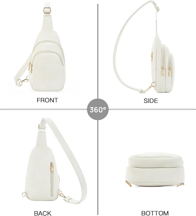 Telena Small Sling Bag for Women Leather Crossbody Fanny Packs Chest Bag for - Image 7
