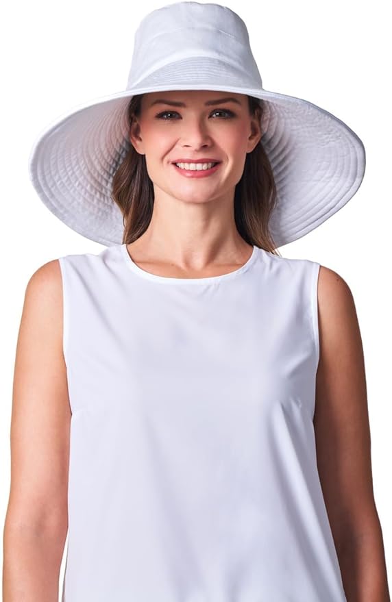 Coolibar UPF 50+ Women's Brittany Beach Hat by CoolibarSunProtectiveClothing