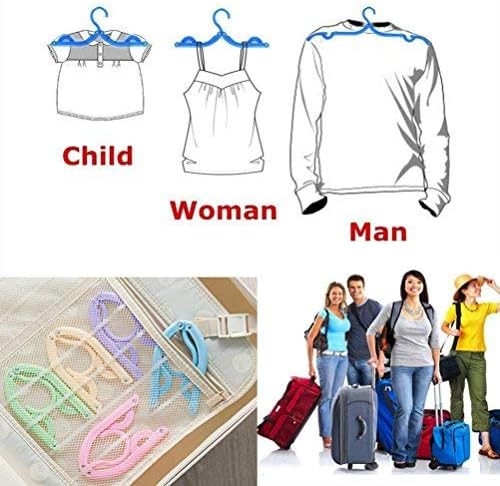 10 Pcs Travel Hangers Cruise Ship Essentials Accessories Portable Folding - Image 3