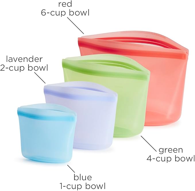 Stasher Premium Silicone Reusable Food Storage Bags, Lunch Bag, Travel - Image 5