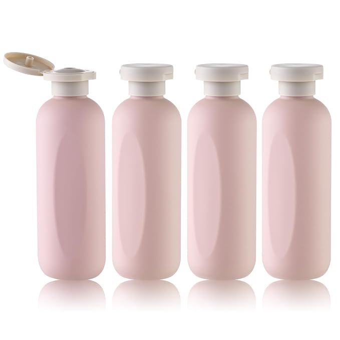 6.7oz Travel Shampoo Bottle, Empty Plastic Squeeze Bottles by HOME