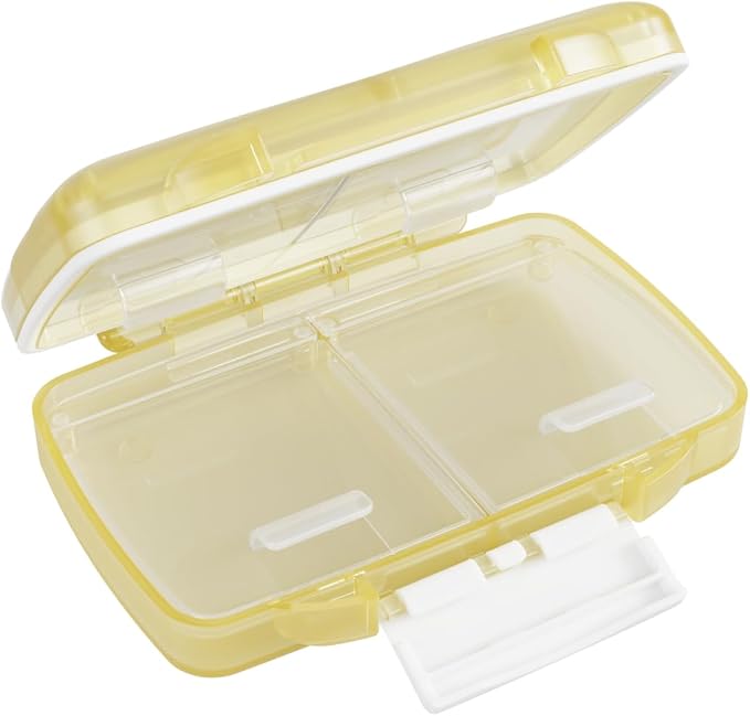 EZY DOSE Moisture-Proof Pill Case, Medicine Planner, Vitamin Organizer Box by EZYDOSE