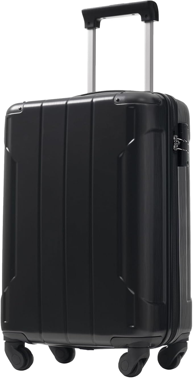 Merax 20 Inch Carry On Luggage Airline Approved, Hardshell ABS Suitcase by Merax