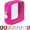 Clear Makeup Bag Zipper Pouch, Transparent Cosmetic Case Organizer, TSA by Embla