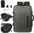 Vacuum-sealed travel computer backpack, Water-Resistant, by Unknown