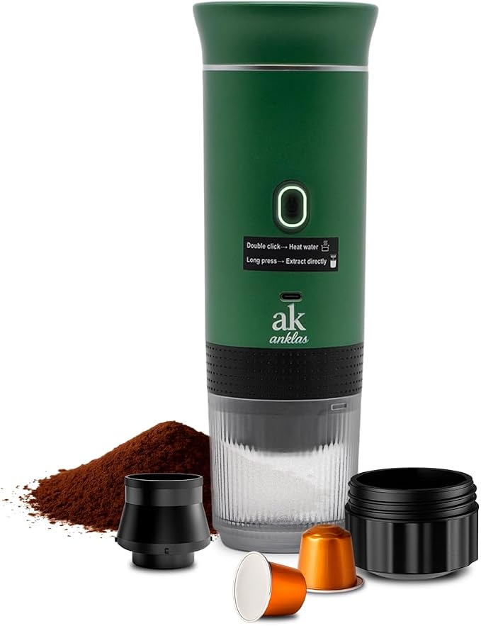 3-in-1 Portable Coffee Maker – Electric Espresso Machine by Unknown