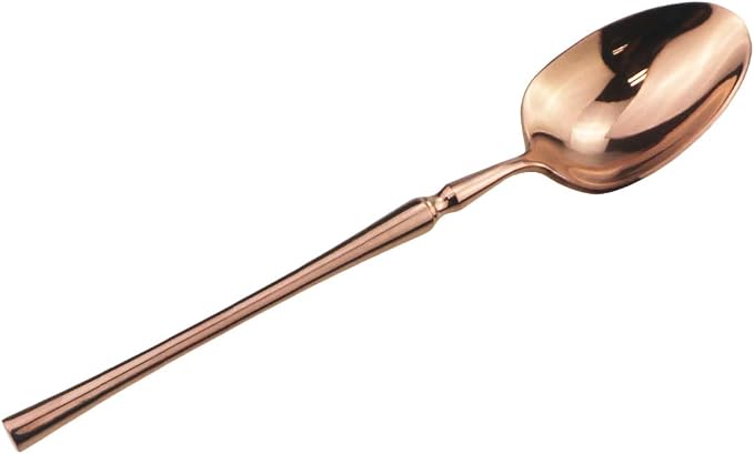 Gugrida 20 piece Copper Flatware Set 304 Stainless Steel Fork Spoon Cutlery - Image 7