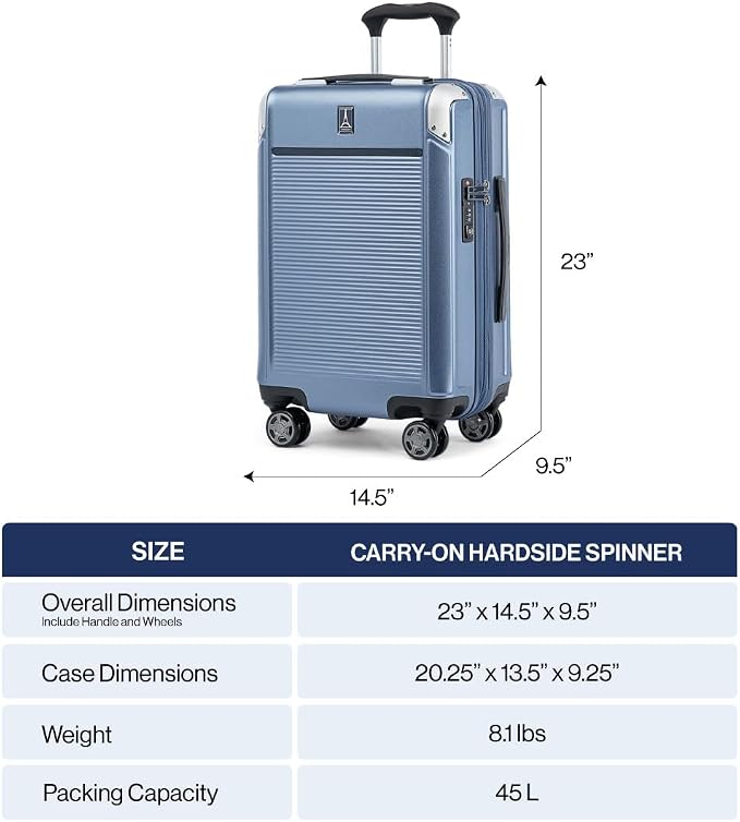 Travelpro Platinum Elite Hardside Expandable Spinner Wheel Luggage TSA Lock - Image 3