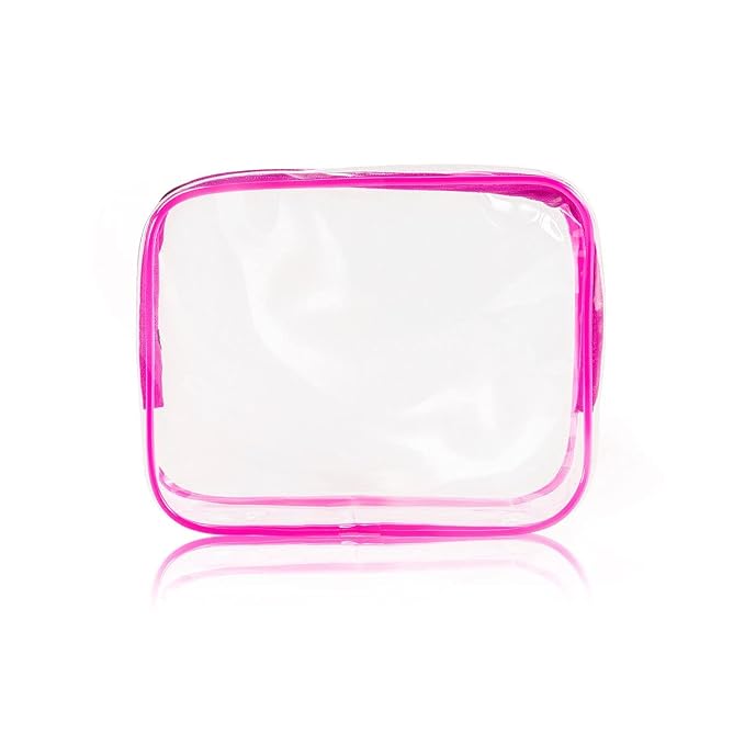 5Pcs Crystal Clear PVC Travel Toiletry Bag Kit - Image 8