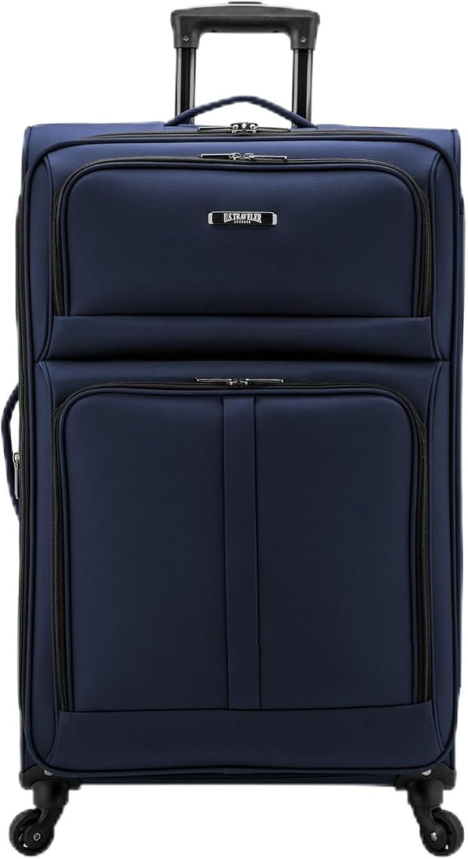 U.S. Traveler Anzio Softside Expandable Spinner Luggage, Checked-Large 30-Inch by USTraveler