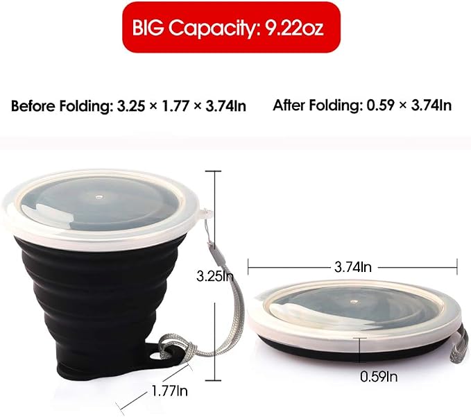ME.FAN Silicone Collapsible Travel Cup - Image 4