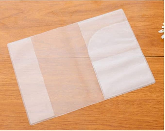 Clear Transparent Passport Cover Holder Case Organizer ID Card Travel Protector - Image 7