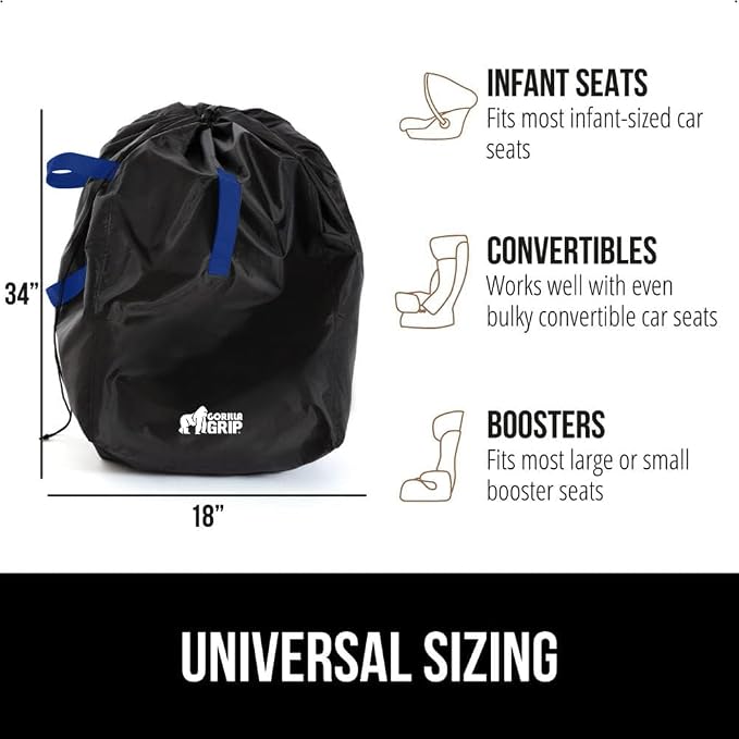 GORILLA GRIP Car Seat Travel Bag - Image 5