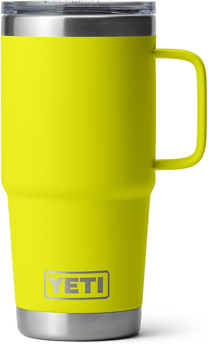 YETI Rambler 20 oz Travel Mug, Stainless Steel, Vacuum Insulated - Image 4