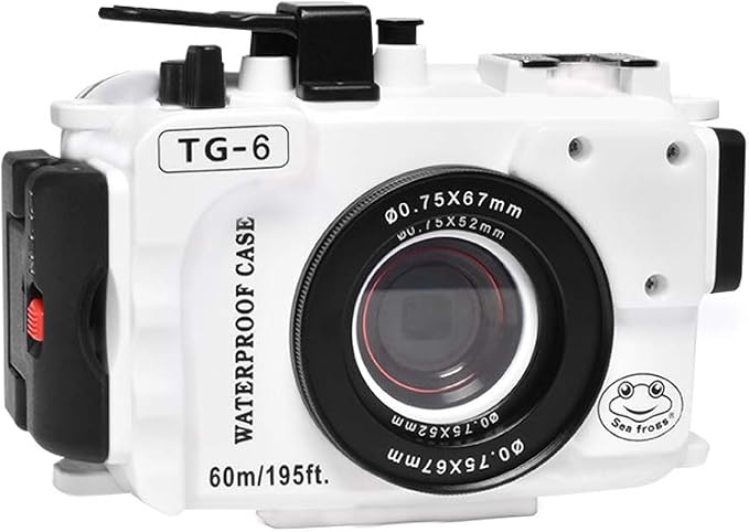 Seafrog WPC-TG6 Waterproof housing case Underwater Diving 195FT/60M Works by Seafrogs