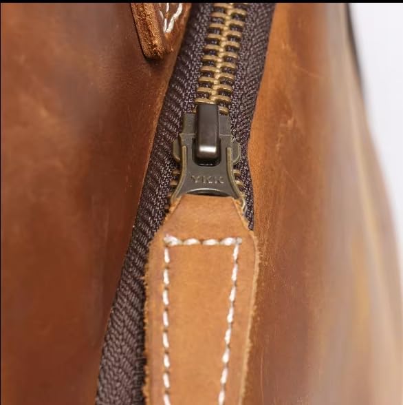 Mullis Mercantile Leather Weekender Travel Bag, a timeless classic. This - Image 7