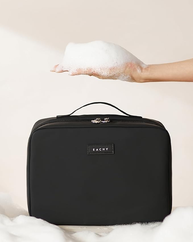 EACHY Travel Toiletry Bag with Hanging Hook, Portable Makeup Cosmetic Bags - Image 8
