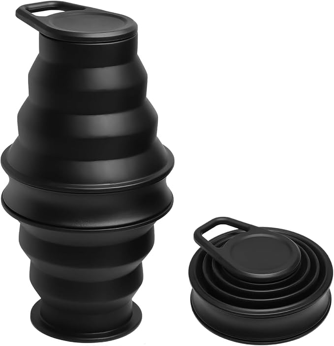 Collapsible Silicone Water Bottle by Unknown