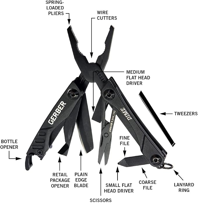 Gerber Gear Dime 12-in-1 Mini EDC Multitool - Image 4