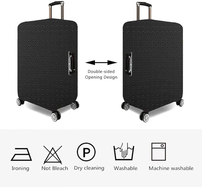 7-mi Travel Luggage Cover Protector, Washable Suitcase Protector Anti-scratch - Image 2
