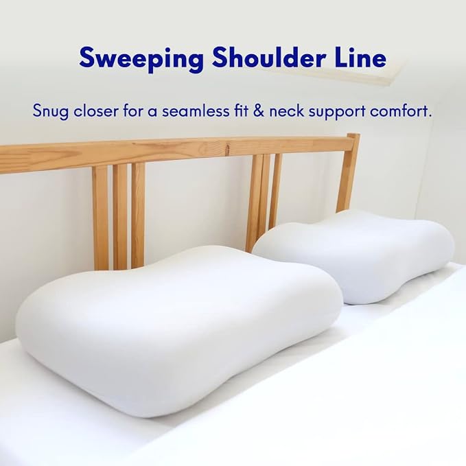 C CUSHION LAB Deep Sleep Pillow, Patented Ergonomic Contour Design - Image 5