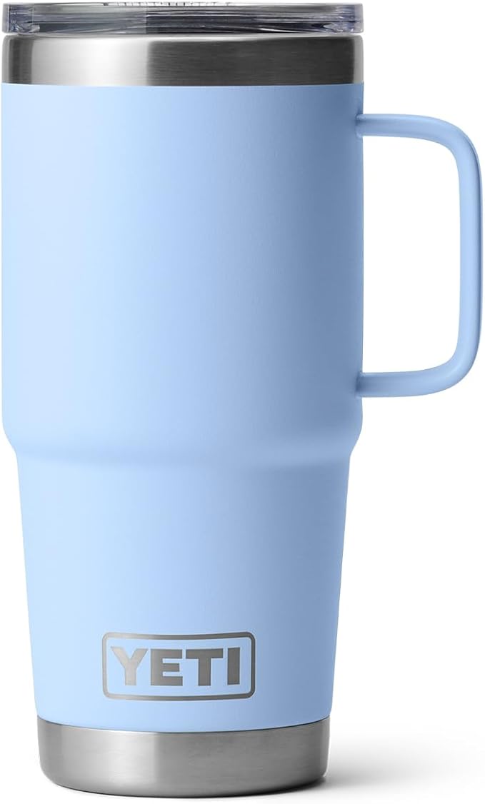 YETI Rambler 20 oz Travel Mug, Stainless Steel, Vacuum Insulated - Image 4