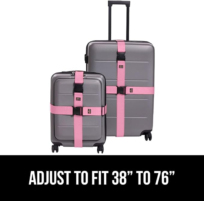 GORILLA GRIP Heavy Duty 4 Pack Adjustable Luggage Straps - Image 8