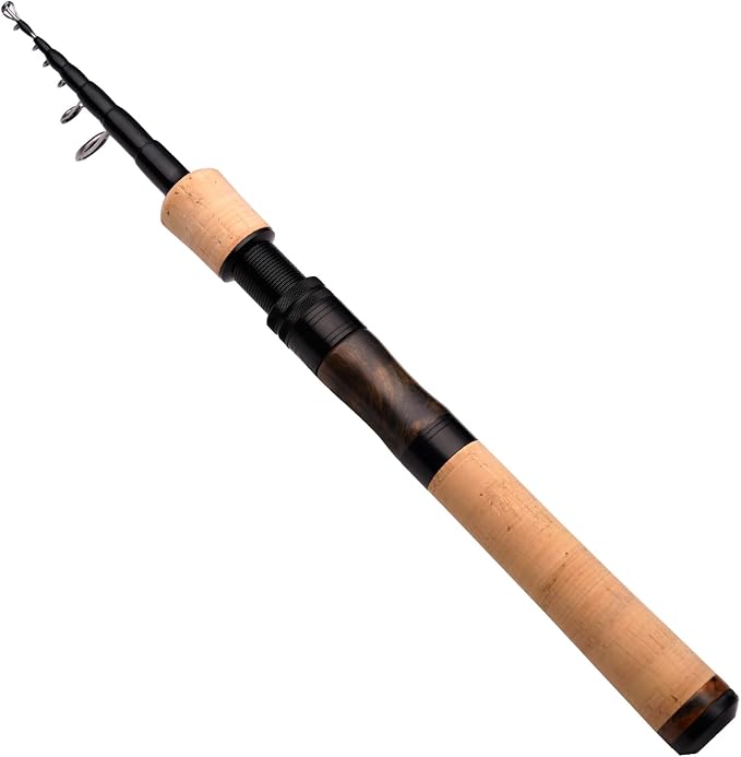 PURELURE Telescopic Fishing Rod Ultralight or Light, Carbon Fiber Rod Spinning by PURELUREOutdoor