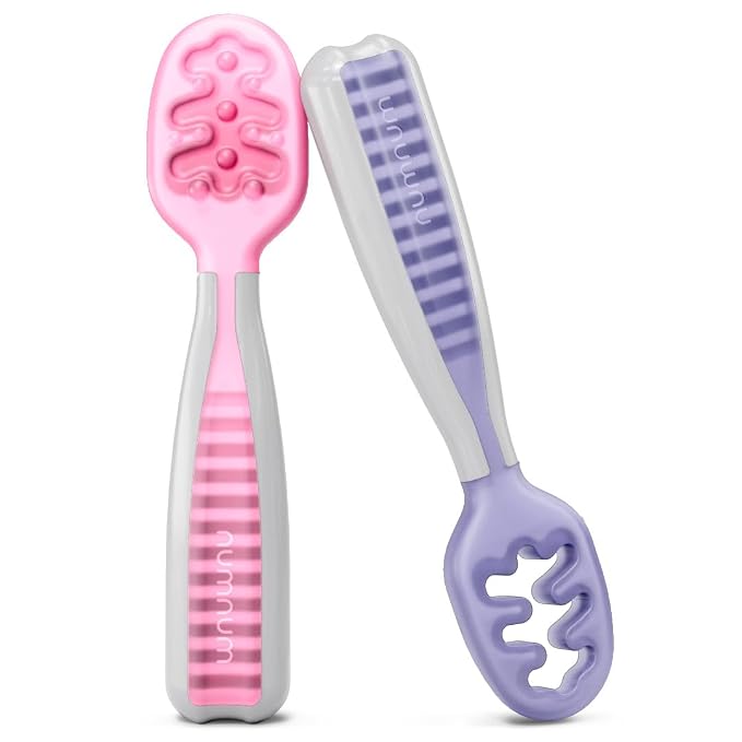 NumNum Baby Spoons Set, Baby Essentials Pre-Spoon GOOtensils by NumNum