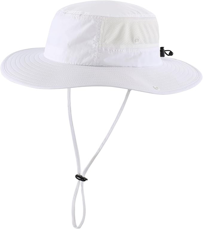 Home Prefer UPF50+ Mens Sun Hat Wide Brim Womens UV Protection Beach Bucket Hat by HomePreferHatsCaps