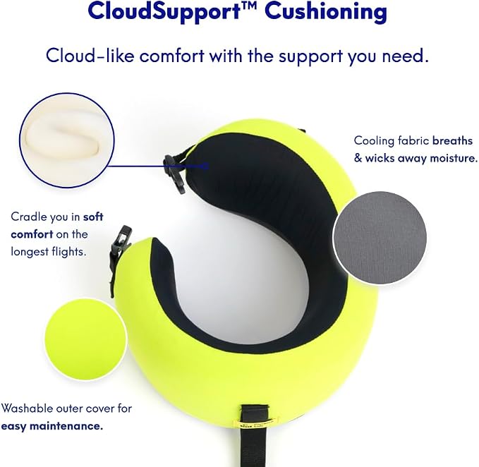 C CUSHION LAB Travel Pillow, Award-Winning Patented Ergonomic Design - Image 5