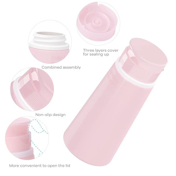 Valourgo Travel Bottles for Toiletries Tsa Approved Travel Size Containers BPA - Image 4