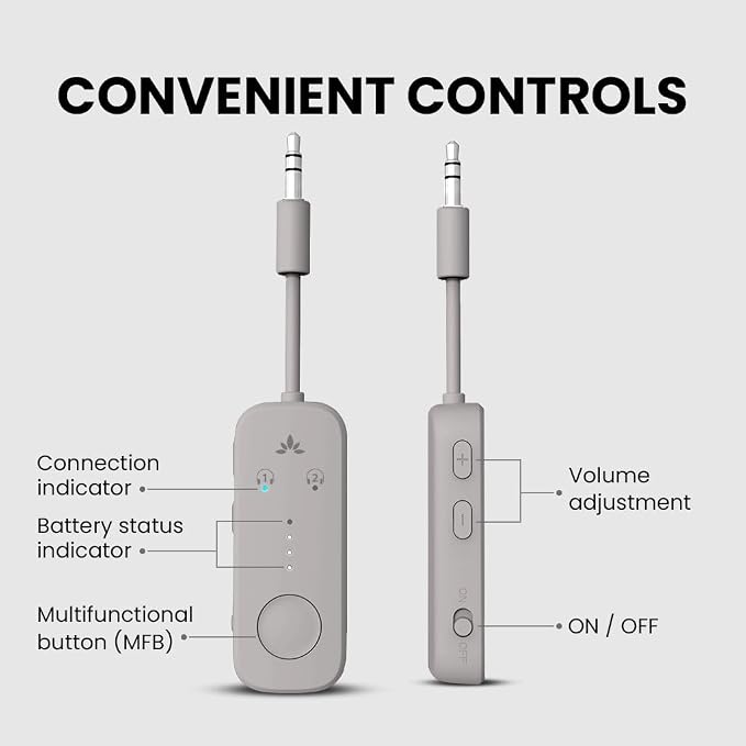 Avantree Relay - Airplane Bluetooth 5.3 Adapter - Image 6