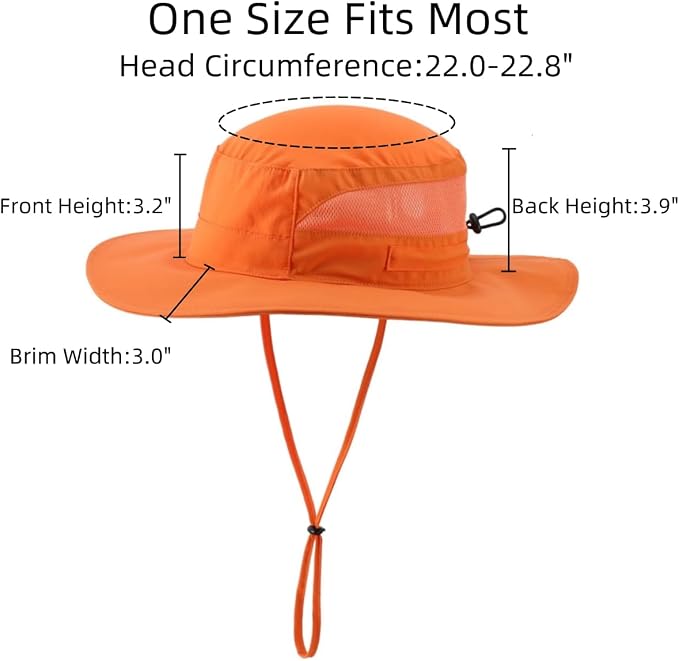 Connectyle Women's UPF 50+ Sun Hat UV Protection Wide Brim Bucket Hat Summer - Image 3