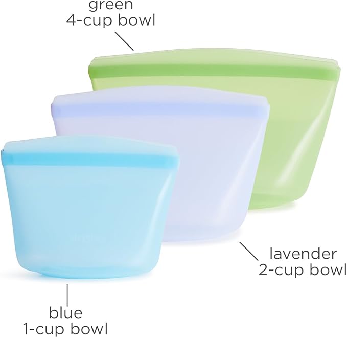 Stasher Premium Silicone Reusable Food Storage Bags, Lunch Bag, Travel - Image 5