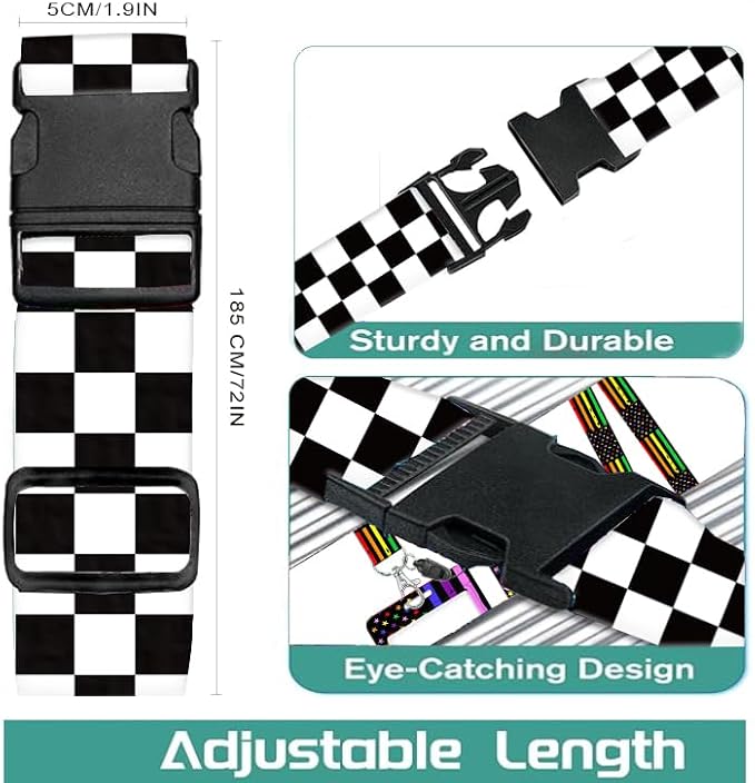 Luggage Straps for Suitcases Travel Belt Accessories, Cute Suitcase Strap - Image 2