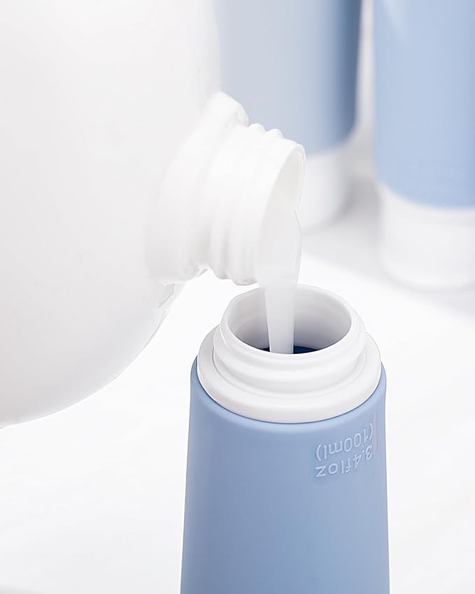 Valourgo Travel Bottles for Toiletries, Tsa Approved 3.4oz Portable Travel - Image 2