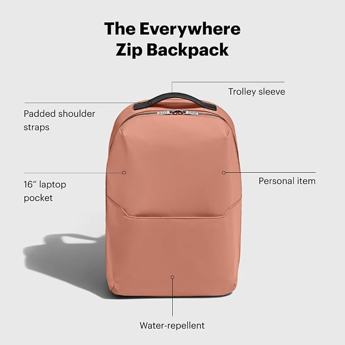 Away Everywhere Zip Backpack, Travel Backpack - Image 5