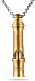 TISUR Titanium Emergency Whistle, EDC Safety Whistles Necklace Loud up to 120db by TISUR
