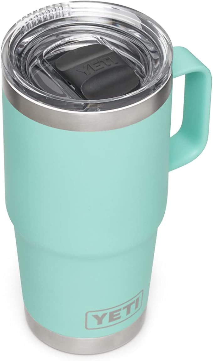 YETI Rambler 20 oz Travel Mug, Stainless Steel, Vacuum Insulated by YETI