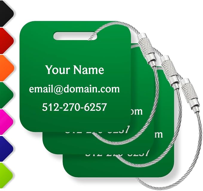 Custom Luggage Tags by Legit3D
