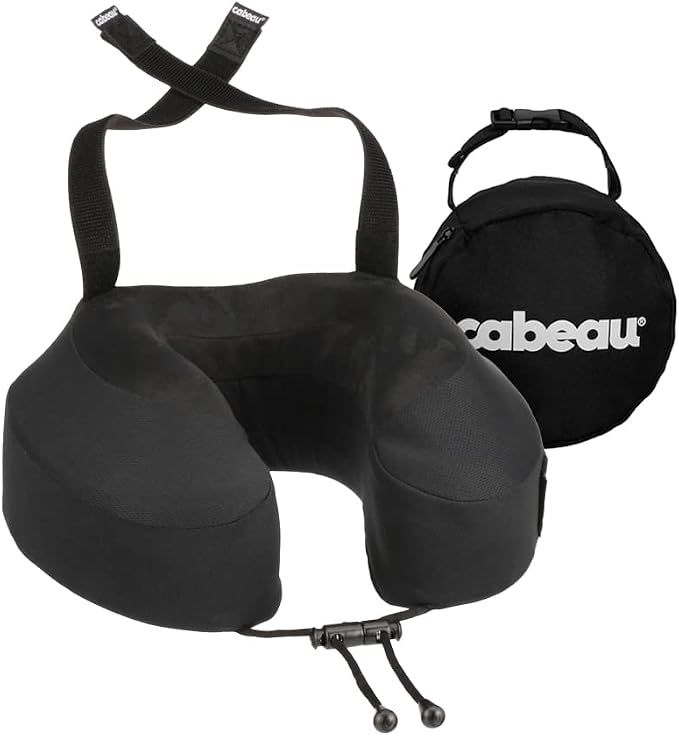 Cabeau Airplane Travel Pillow for Long Flights by Cabeau