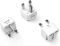BESTEK UK Travel Plug Adapter Set, Grounded Universal Power Plug Adapter by BESTEK